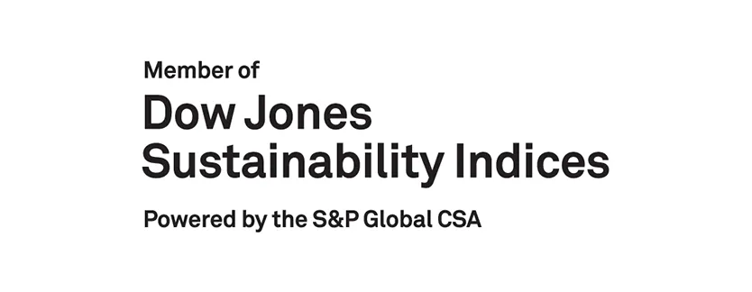 Member of Dow Jones Sustainability Indices / Powerd by the S&P Global CSA