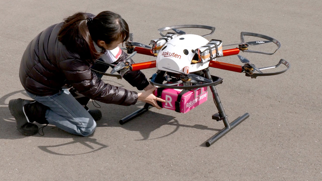 first-rakuten-drone-delivery-test-in-iwate-prefecture-rakuten-group-inc