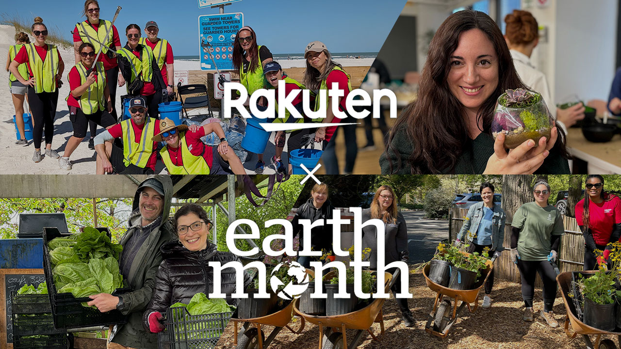 Going Green around Rakuten International for Earth Month 2024