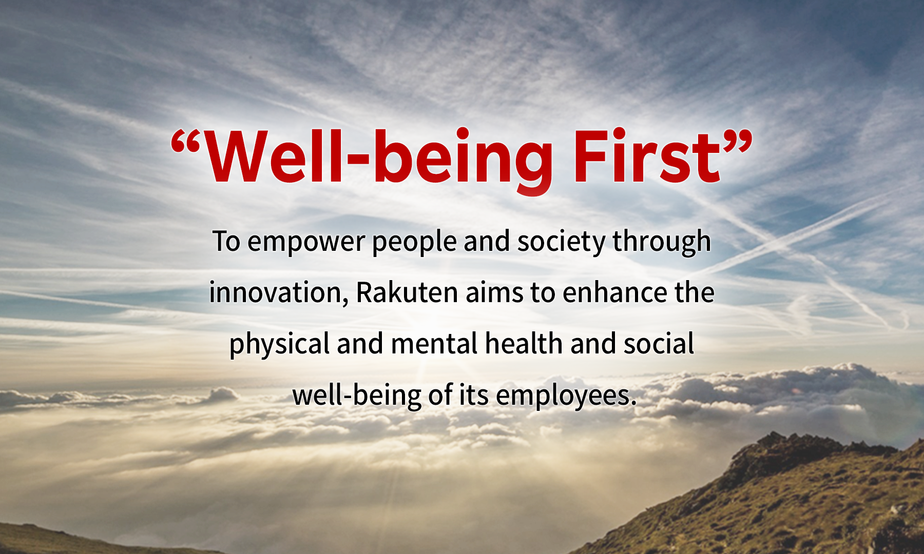 Well-being First